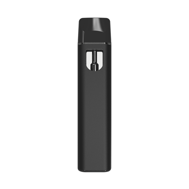 Custom Flat Thinnest Rechargeable USB C Empty 1ml Live Resin Distillate Disposable Vape Pen Supplier