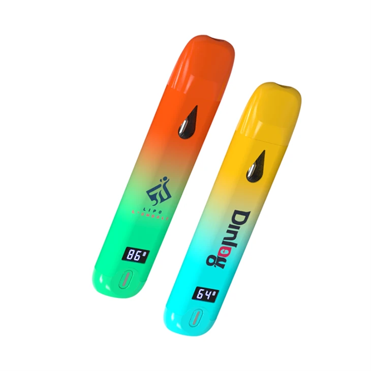 GZ-20A-T With Screen 2ml Empty Device Pod Vape Starter Kits Rechargeable 350mAh Battery Disposable Vape Pen